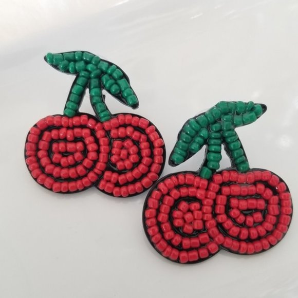 Cherry Pickin' Fun Earrings - Picture 1 of 3